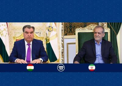 تأکید بر تحکیم مناسبات راهبردی و عزم ایران و تاجیکستان برای توسعه همکاری‌ها