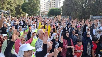 همایش سبز پیاده‌روی خانوادگی در شیراز با حضور پرشور مردم