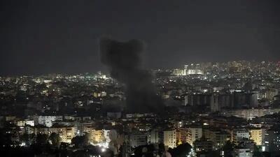 بمباران ضاحیه بیروت و «قانا» در جنوب لبنان با 20 حمله هوایی توسط اسرائیل