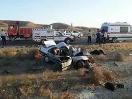 سه کشته در تصادف مرگبار در مسیر مشهد به سرخس