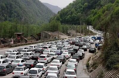 جاده کندوان یکطرفه شد/ترافیک خودرویی در هراز سنگین است