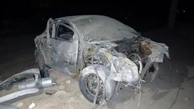 واژگونی مرگبار ۲۰۶ در محور هفتکل-اهواز