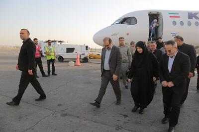 رئیس سازمان محیط زیست کشور جهت شرکت در مراسم محیط‌بان شهید بهبهانی وارد خوزستان شد