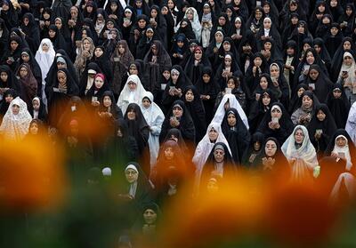 اقامه نماز عید قربان در حرم رضوی+عکس - تسنیم