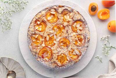 طرز تهیه کیک زردآلو
