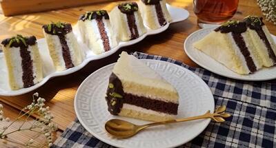 طرز تهیه شیرینی تر سه گوش فوق العاده نرم و لطیف!