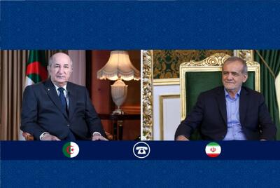 پیام تبریک رئیس‌جمهور الجزایر به دولت و ملت ایران