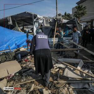 جنایت دیگر در چادر آوارگان غزه