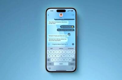 iOS 26 احتمالاً می‌تواند با هوش مصنوعی برای صفحه پیامک‌ها تصویر پس‌زمینه تولید کند