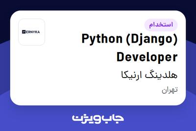استخدام Python (Django) Developer در هلدینگ ارنیکا