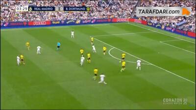 گل‌های بازی دوستانه اسطوره های رئال مادرید 3-3 اسطوره‌های دورتموند - پارس فوتبال