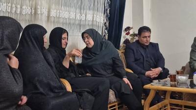 عکس: دیدار نمایندگان دولت با خانواده الهه حسین‌نژاد