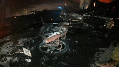 عدم استفاده از کلاه ایمنی جان راکب موتور سوار را گرفت
