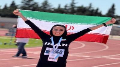 کسب مدال برنزمسابقات دو و میدانی در یونان