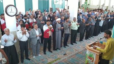 نماز عید سعید قربان در شلمزار اقامه شد + فیلم