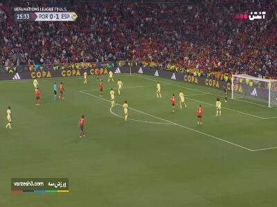 پرتغال به سرعت پاسخ داد، گل اول پرتغال توسط مندز