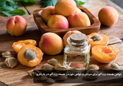 خواص هسته زردآلو برای مردان و خواص خوردن هسته زردآلو در بارداری چیست؟