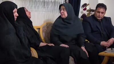 گفت‌وگوی علی ربیعی با خانواده الهه حسین نژاد