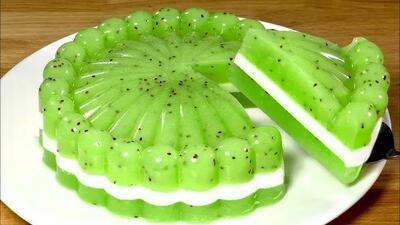 طرز تهیه کرم چیز کیوی دسری مجلل و بسیار شیک