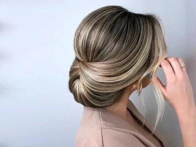 یک مدل شینیون جذاب برای عروسی (فیلم)