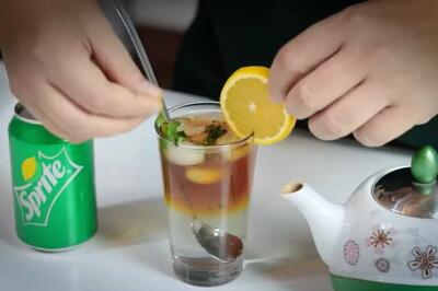 چای را با اسپرایت درست کنید / مزه متفاوت چای و اسپرایت