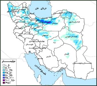پرباران‌ترین حوضه‌ کشور در هفته جاری