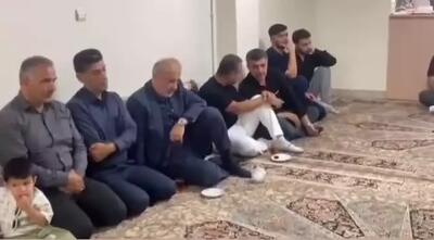 حضور کنعانی زادگان و درویش در مراسم ختم مرحومه الهه‌ حسین‌نژاد
