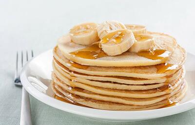 روش تهیه مینی پنکیک موز+فیلم