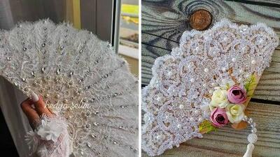 بادبزن عروسی شیک؛ 15 طرح جذاب برای جاودانه کردن روز خاص