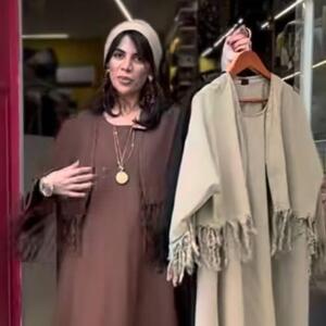 وقتی نوستالژی با مد روز ملاقات می‌کند: کت سارافون ریش‌ریش‌دار - سبک ایده آل