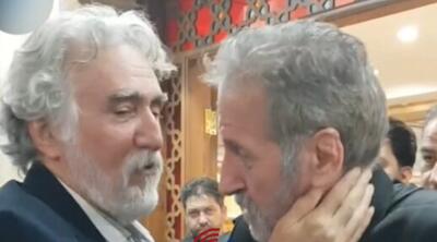 گریه‌های ابوالفضل پورعرب و رضا توکلی در آغوش یکدیگر