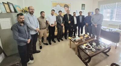 دیدار مسئول سازمان بسیج کارگران و کارخانجات کشور با مدیر مجتمع دخانیات کردستان