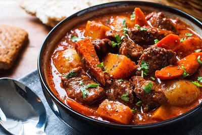 طرز تهیه خوراک گوشت و سبزیجات طعم دار و خوشمزه