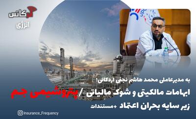 به مدیرعاملی محمد هاشم نجفی اردکانی؛ ابهامات مالکیتی و شوک مالیاتی / پتروشیمی جم زیر سایه بحران اعتماد + مستندات