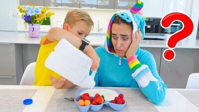 برنامه کودک ولاد و نیکی جای مامان و بچه عوض شده | کارتون نیکیتاشو بازی و سرگرمی
