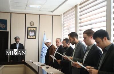 آیین تحلیف ۴ نفر از قضات جدیدالورود به دادگستری آذربایجان غربی/ عتباتی:۳۷ نفر قاضی جدید در سال ۱۴۰۴ جذب دادگستری استان شده است