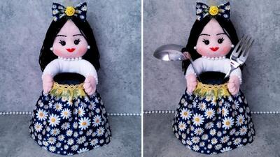 با جوراب این عروسک را درست کن+فیلم