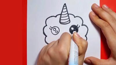 آموزش نقاشی ساده کاپ کیک با ماژیک + فیلم