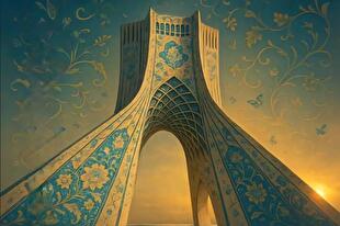 نمایش فرش دستباف ایران روی برج آزادی - شهروند آنلاین