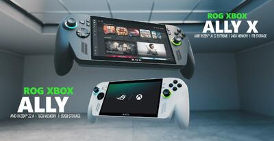 مایکروسافت و ایسوس از دو کنسول دستی جدید Xbox Ally رونمایی کردند