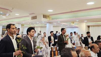 ۵۰ زوج جوان مهریز یزد شروع زندگی مشترک را جشن گرفتند