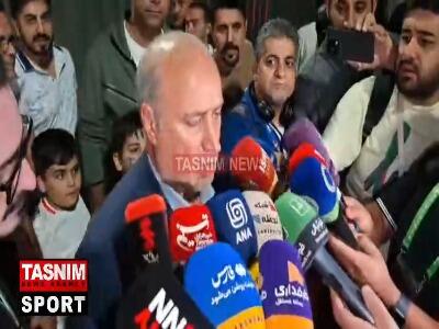 مهدی تاج: روانخواه از سوی کمیته فنی پیشنهاد شد