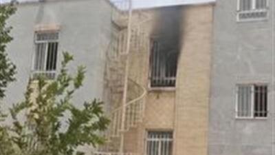 آتش سوزی در خوابگاه دانشکده فنی دختران میبد