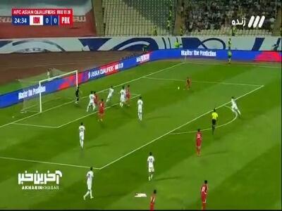 چند موقعیت پیاپی برای کره‌ای‌ها که توسط مدافعین ایران دفع شد