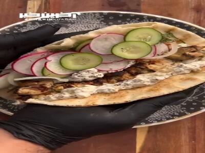 طرز تهیه جوجه ی سیر و شوید با دیپ بادمجان