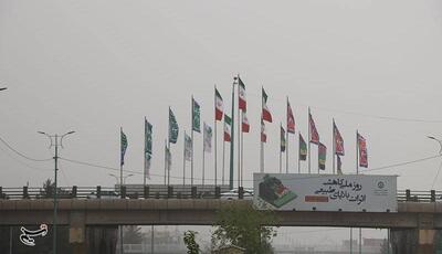 کرمان در محاصره ریزگردها؛ کاهش کیفیت هوا و دید افقی