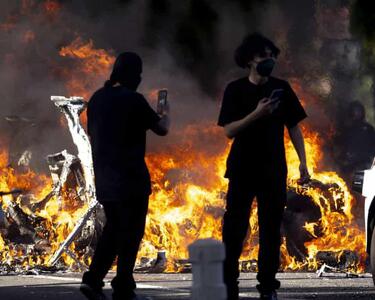 عکس/ «آشوب در آمریکا» از قاب دوربین رسانه های جهان