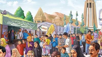 برگزاری مهمانی کیلومتری غدیر در ۲۴ نقطه استان همدان