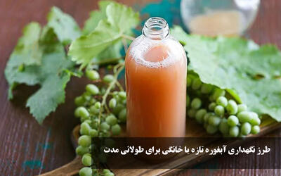 طرز نگهداری آبغوره تازه یا خانگی برای طولانی مدت در بطری نوشابه و در فریزر