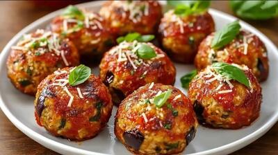 دستور پخت کوفته بادمجان با مغز پنیر به سبک سرآشپز معروف ایتالیایی (فیلم)